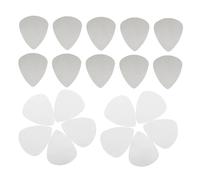 POPETPOP 100piezas Púas de Acero Inoxidable Plateadas Púas de Metal para Guitarras Eléctricas y Acústicas para Tocar Shredding