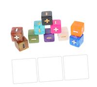 POPETPOP 10piezas Dados Aritméticos De Juguetes para Enseñar Matemáticas Accesorios De Computación Matemática Juguetes Multiusos para Computación Dados Clase