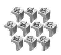POPETPOP 10piezas Tapas De Inoxidable Herrajes para Varilla De Cortina Tope De De Riel Sistema De Cortina