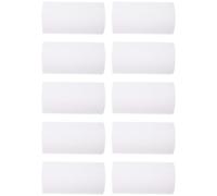 POPETPOP 10rollos Papel Térmico sin Núcleo Multipropósito para Caja Registradora Impresión Duradera para Supermercados Restaurantes y Oficinas