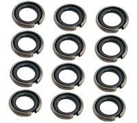 POPETPOP 12 Juegos De Anillos Para Llave De Impacto Junta Tórica De Goma y Anillos Metálicos Resistentes, Para Taller y Reparación Profesional