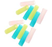 POPETPOP 12 piezas Funda Silicona Antideslizante para Mango Tijeras Manicura Protectores Ergonómicos para Cortauñas y Pinzas Colores Surtidos Compactos y Portátiles para Uso Prolongado