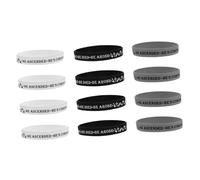 POPETPOP 12 Piezas Silicone Bible Wristbands Set Durable Faith Inspired Bracelets In For Adults Motivational Scripture Quotes For Graduation Religious Events And Daily Wear