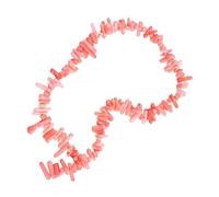 POPETPOP 120 piezas Cuentas Sueltas de Coral Irregulares para Fabricación de Joyas DIY Material para Pulseras y Collares Color Rosa