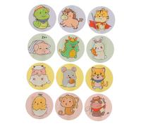 POPETPOP 120 piezas Vendajes Adhesivos Redondos para Parche Hemostático Transpirable con Diseño de Animales Protector de Heridas Pequeñas y Transpirable Uso para Vacunas y Cuidado Infantil