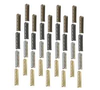 POPETPOP 120 Puntas para Cordones de Zapatos Redondas 4 Orificios, 4 Colores (, Antiguo), 23 Mm, Resistentes al Desgaste, para Sudaderas, Pantalones y Reparación de Calzado