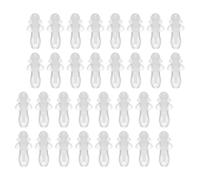 POPETPOP 120 Tapones Oídos Impermeables de Silicona Transparentes Reutilizables para Nadar Dormir y Bañarse Bloqueo de Ruido Paquete de 60 Pares para Adultos