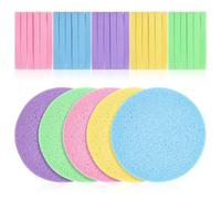 POPETPOP 120piezas Esponjas Faciales Comprimidas Multifunción para Limpieza y Maquillaje Expandibles al Contacto con Agua Reutilizables para Mujer y Hombre Pack Colores Surtidos