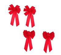 POPETPOP 12piezas Adornos De Lazo Decorativo para Árbol De Navidad Moños Navideños para Fiestas y Bodas Diseño Clásico y Elegante Decora Tu Hogar Estas Fiestas