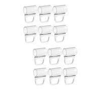 POPETPOP 12piezas Clip De Tirador para Cortinas Enrollables Fácil Instalación y Duradero Soporte Ligero para Persianas Horizontales Sin Olor Peculiar