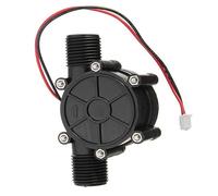 POPETPOP 12V Generador Hidroeléctrico Micro de DC Generador de Energía Portátil para Proyectos de Bricolaje y Carga de LED Microgenerador Hidroeléctrico con Regulador de Voltaje