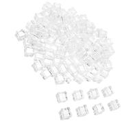 POPETPOP 130 Cubitos de Hielo Artificiales Transparentes Acrílicos 18 MM Decoración Reutilizable para Mesa Relleno de Jarrón Fiestas de Halloween y Navidad Accesorios Decorativos para