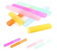 POPETPOP 14 piezas Estuche Viaje para Cepillos de Dientes Caja Portátil y Ligera con Protección Antidesgaste y Diseño Compacto Almacenamiento Práctico para Viaje y Camping Colores Surtidos