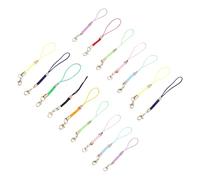 POPETPOP 15 Correas para Teléfono Clip de Langosta de Cuerda y Metal, Fáciles de Colocar y Decorar, Ideales para DIY y Uso en Celular o Llavero Color Aleatorio