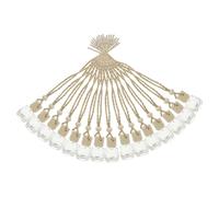 POPETPOP 15 piezas Botellas Difusoras de Vidrio Vacías de Diseño Diamante Colgante Aromaterapia Coche Fragancia Elegante y Portátil para Interiores Automóviles