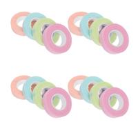 POPETPOP 16 Piezas Herramienta Auxiliar para Pestañas Naturales Adhesivo Autoadherente y Diseño Perforado Transpirable para Aplicación Estable en Sesiones de Salón