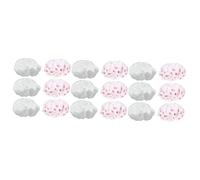 POPETPOP 18 Piezas gorros de ducha gorro de ducha toalla de baño cabello gorras de natación de doble capa sombrero de cocina gorro de baño mujer tómate un baño conjunto de pelo Perder