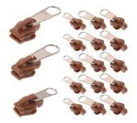 POPETPOP 18piezas Kit Reparación Cremallera Deslizador Plástico Resistente para Chaquetas Bolsos Abrigos Fácil Instalación Múltiples Repuesto Práctico para Ropa y Equipaje