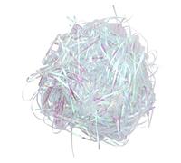 POPETPOP 1bolsa Relleno De Papel Triturado Iridiscente De Material Pet Reciclable Ligero y Decorativo Para Cajas De Regalo y Relleno De Cestas Para Fiestas Bodas y Embalaje Elegante