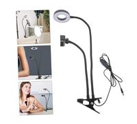 POPETPOP 1Juego Anillo LED para Videoconferencias y Fotografía Clip de Iluminación Práctico para Maquillaje y Rotación de Llenado Uniforme Recargable por USB