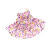 POPETPOP 1juego Disfraz De Conejito Correa para Mascotas Pequeñas Traje De Conejita Vestido Elegante y Arnés para Actividades Interiores y Exteriores para Conejos y Mascotas Pequeñas