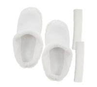 POPETPOP 1juego Forros De Calzado Removibles De Invierno Plantillas De Algodón Peludo Lavables y Cálidas Para Cubierta Con Banda Talón