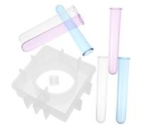 POPETPOP 1juego Vasija De Tubo De Prueba Acrílica para Hidropónicas Molde De Jarrón Reutilizable Tubos para Decoración Floral y Proyectos Soporte Multifuncional