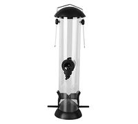 POPETPOP 1pieza Comedero Colgante para Aves De Plástico y Resistente para Jardín Alimentador Exterior Decorativo para Canarios Periquitos y Aves Pequeñas