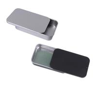 POPETPOP 2 Cajas Pequeñas para Pájaros Caminantes Estuche de Acero Inoxidable Tapa Deslizante Comedero Portátil para Loros y Cacatúas Accesorio para Alimentación al Aire Libre