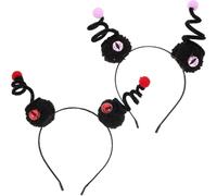 POPETPOP 2 Diademas de Fantasma: Conjunto de Diadema de Globo Ocular de Halloween - Tocado de Ojos Saltones - Accesorios de Pelo Espeluznantes para Fiestas, Carnavales, Cosplay, Actuaciones Escénicas