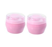 POPETPOP 2 Juegos de Borlas de Talco Operación Mano para Bebés y Niños Pequeños Color Rosa Material de Pelusa y Plástico Pp Distribución Uniforme del Polvo para Baby Shower