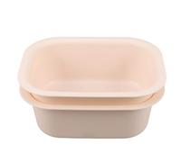 POPETPOP 2 Lavabos para Cambiador de Ñiño Antideslizantes y Gruesos Cuencos Rectangulares de Plástico Resistente al Calor para Baño y Limpieza Facial Accesorios para Mesa de Pañales 2