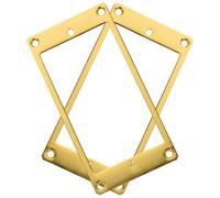 POPETPOP 2 Marcos Protectores de Pastilla de Latón Dorado para Guitarra Eléctrica, Accesorios Ligeros Que Reducen la Fricción, Reemplazo Adecuado para Pickups