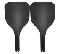 POPETPOP 2 Mascarillas Protectoras Negras de Plástico para Peluquería, Protegen Ojos y Rostro de Laca y Salpicaduras de Tinte en Barbería y Cuidado Capilar en Casa