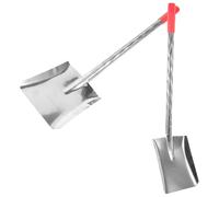 POPETPOP 2 Palas de Ceniza de Hierro Mango Largo para Limpieza Precisa de Chimeneas y Jardines, Accesorio Esencial para Manejo sin Esfuerzo Hogar