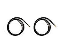 POPETPOP 2 Paquetes de Cerdas Naturales de Crin de Caballo para Viola, Color Negro, Resistentes No Dañan los Dedos, Ideales para Reparación y Mantenimiento