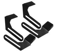 POPETPOP 2 Pares Soporte Ajustable para Esmeriladora de Banco, Repuesto | Pieza de Reparación para Amoladora y Pulidora, Instalación Fácil, Apoyo Estable, Color Negro