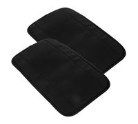 POPETPOP 2 piezas Acolchada para Automotriz Protector para Hombro Accesorios de Interior de y Prevención de Rozaduras Color Negro Diseño Antideslizante