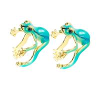 POPETPOP 2 Piezas Ajustable de Rana para Mujer Set Joyería Animal Decoración de Dedos Accesorios Únicos para Novia