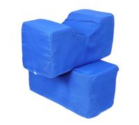 POPETPOP 2 piezas Almohadilla Elevadora para Pies y Manos Antiescaras con Funda Extraíble y Lavable Cojín Protector para Pacientes Encamados y Personas Mayores Color Azul