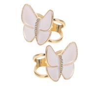 POPETPOP 2 piezas Anillas para Bufandas con Diseño de de Clips Seguros para Pañuelos y Camisetas Accesorios de Moda para Mujer para Bodas y Fiestas