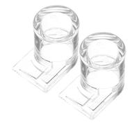 POPETPOP 2 Piezas Ant and Reptile Water Dish Transparent Acrylic Feeder For Tortoises Bearded Dragons and Ants Easy To Clean Educational Mini Water Bowl