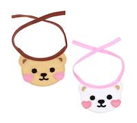 POPETPOP 2 Piezas Baberos Cachorro Camisas De Perro Cuenco para Perros Sudadera Criar Abrigos para Perros Cosas De Perro Collares para Mascotas para Perros Equipo Juguetes Felpa Poliéster