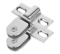 POPETPOP 2 piezas Bisagras de Pivote para Puerta de Ducha Acero Inoxidable Resistente de Puertas de Vidrio sin Marco Compatible con Baños Modernos Mecanismo Seguro y Ahorro de Espacio