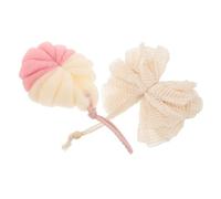 POPETPOP 2 Piezas Bola De Baño Bolas De Esponja De Puf De Cepillo De Baño De Malla Coleteros De Baño Para Exfoliar Ramina Red De Burbujas Educación Física