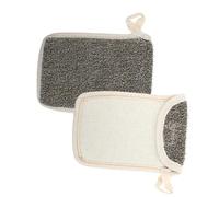 POPETPOP 2 piezas Bolsa de Jabón Negra de Lino para Baño Resistente y Segura Bolsa Espumadora para Almacenar y Usar Jabón Pequeño de Secado Rápido y Cuidado Suave para Piel para Hogar y