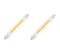 POPETPOP 2 Piezas Bombilla LED Doble Terminal Regulable Sustitución de Halógenos Iluminación Cálida y Alta Uso Residencial y Comercial