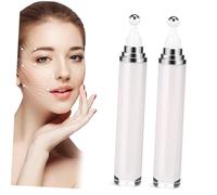 POPETPOP 2 piezas Botellas Recargables para Crema y Aceites Esenciales Aplicador Rueda Portátil para Viaje Dispensador Vacío para Perfume y Cuidado Facial