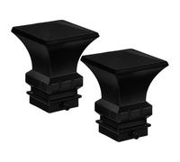 POPETPOP 2 Piezas Cabeza de Garrote Romana para Barra de Cortina Accesorio de Extremo de Barra de Cortina Decoración para Ventana Remates