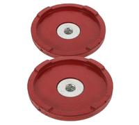 POPETPOP 2 Piezas Calzos de Rueda Pesados con Soporte Estable y Ruedas Bandeja Frontal Versátil para Sistema de Doble Bomba para Elevación Rápida Accesorios para Gatos Hidráulicos de